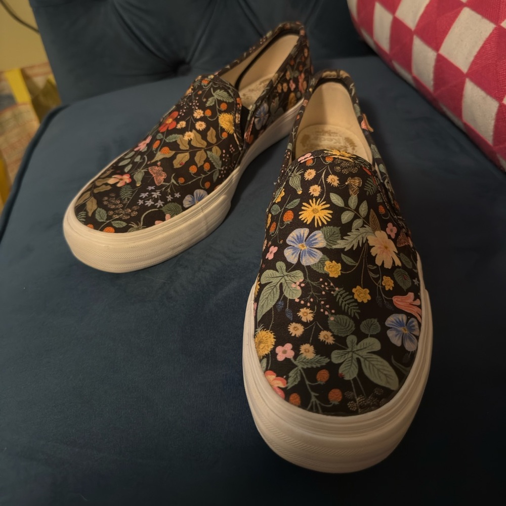 Keds Rifle Paper Co. Double Decker - Size 11 - Strawberry Fields Sneaker